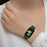 For Samsung Galaxy Fit3 Silicone Watch Band Folding Buckle Sport Replacement Straps - White - 6