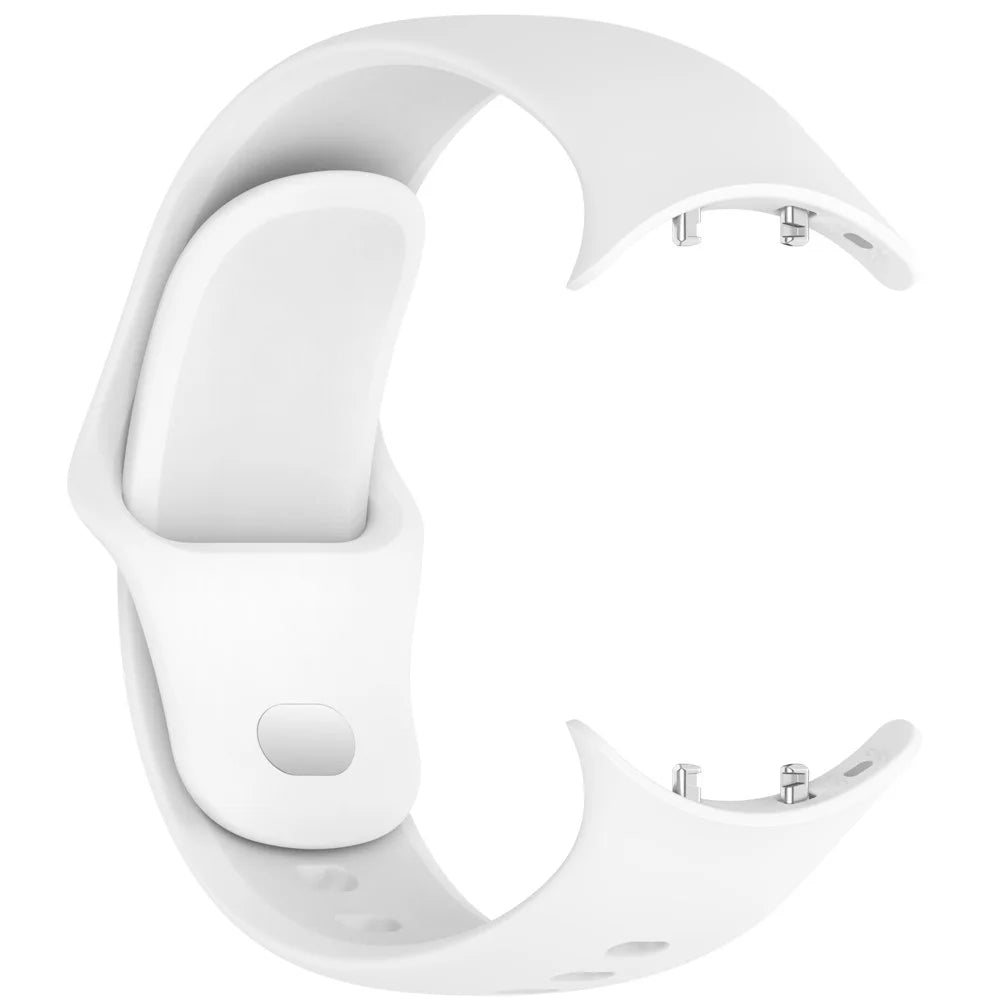 For vivo Watch 3 Silicone Watch Band Adjustable Wrist Strap Replacement - White - 3