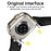 For Apple Watch Series 11 10 42mm / 9 8 7 41mm / SE3 SE2 SE 6 5 4 40mm / 3 2 1 38mm Silicone Band Butterfly Buckle Watch Strap - Black - 4