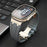 For Apple Watch Series 11 10 42mm / 9 8 7 41mm / SE3 SE2 SE 6 5 4 40mm / 3 2 1 38mm Silicone Band Butterfly Buckle Watch Strap - Black - 5