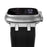 For Apple Watch Series 11 10 42mm / 9 8 7 41mm / SE3 SE2 SE 6 5 4 40mm / 3 2 1 38mm Silicone Band Butterfly Buckle Watch Strap - Black - 6