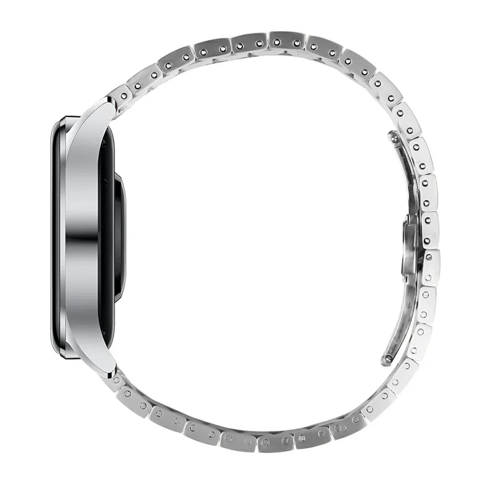 For Huawei Watch GT 2 Pro Metal Strap Butterfly Buckle Quick Release Watch Band, Silver - 3