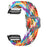 For Huawei Watch D Elastic Braided Nylon Watch Strap Adjustable Wrist Band - Rainbow - 1