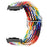 For Huawei Watch D Elastic Braided Nylon Watch Strap Adjustable Wrist Band - Rainbow - 2