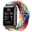 For Huawei Watch D Elastic Braided Nylon Watch Strap Adjustable Wrist Band - Rainbow - 3