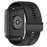 For Huawei Watch D Adjustable Silicone+Metal Watch Strap Flexible Wrist Band with Buckle - Black - 1