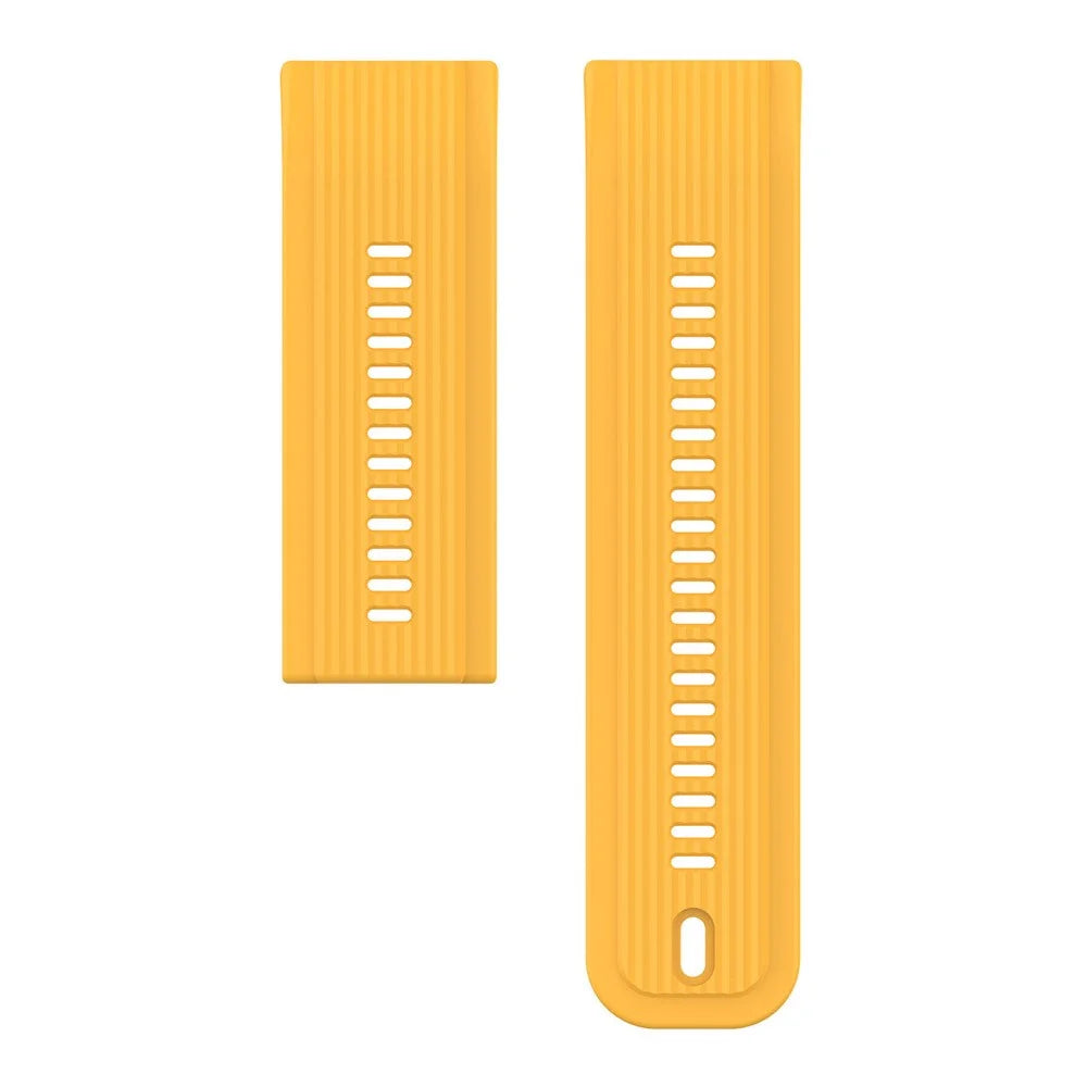 For Huawei Watch D Flexible Silicone Wrist Band Watch Strap without Buckle - Yellow - 2