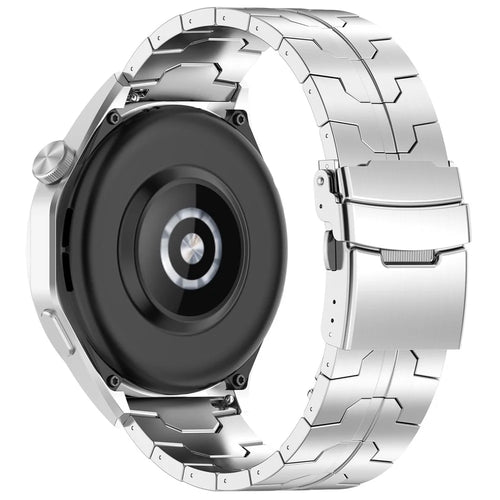 For Samsung Galaxy Watch3 45mm / Huawei Watch GT 4 46mm Band 22mm Titanium Alloy Watch Bracelet - Silver - 1