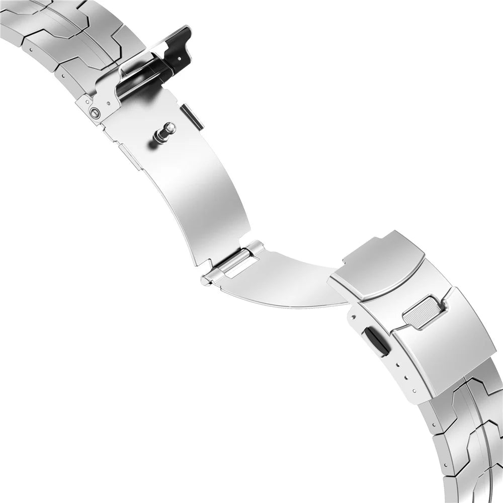 For Samsung Galaxy Watch3 45mm / Huawei Watch GT 4 46mm Band 22mm Titanium Alloy Watch Bracelet - Silver - 6