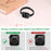 For Apple Watch Series 6  /  5  /  4  /  SE (2022)  /  SE (2023)  /  SE 40mm Electroplated 7 Beads Stainless Steel Strap with Watch Case - Black - 4