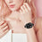 For Apple Watch Series 6  /  5  /  4  /  SE (2022)  /  SE (2023)  /  SE 40mm Electroplated 7 Beads Stainless Steel Strap with Watch Case - Black - 7