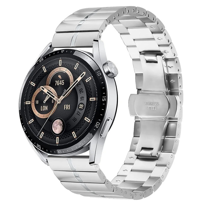 For Huami Amazfit GTR 2 3 4  / 2e / 3 Pro Watch Band with Buckle Stainless Steel Replacement Watch Accessory - 2