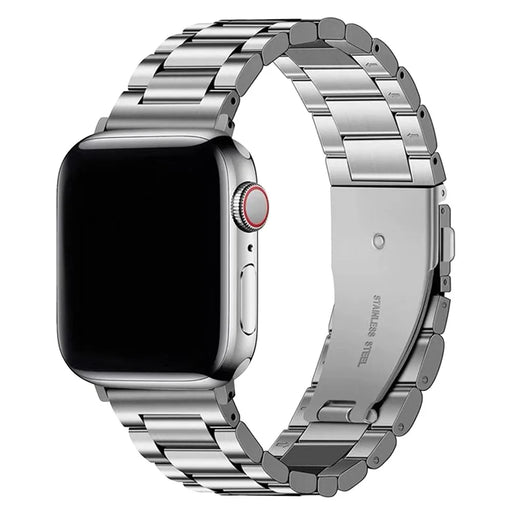KALEBOL Watch Band For Apple Watch Series 11 10 42mm / 9 8 7 41mm / SE3 SE2 SE 6 5 4 40mm / 3 2 1 38mm Stainless Steel Strap - Silver - 2