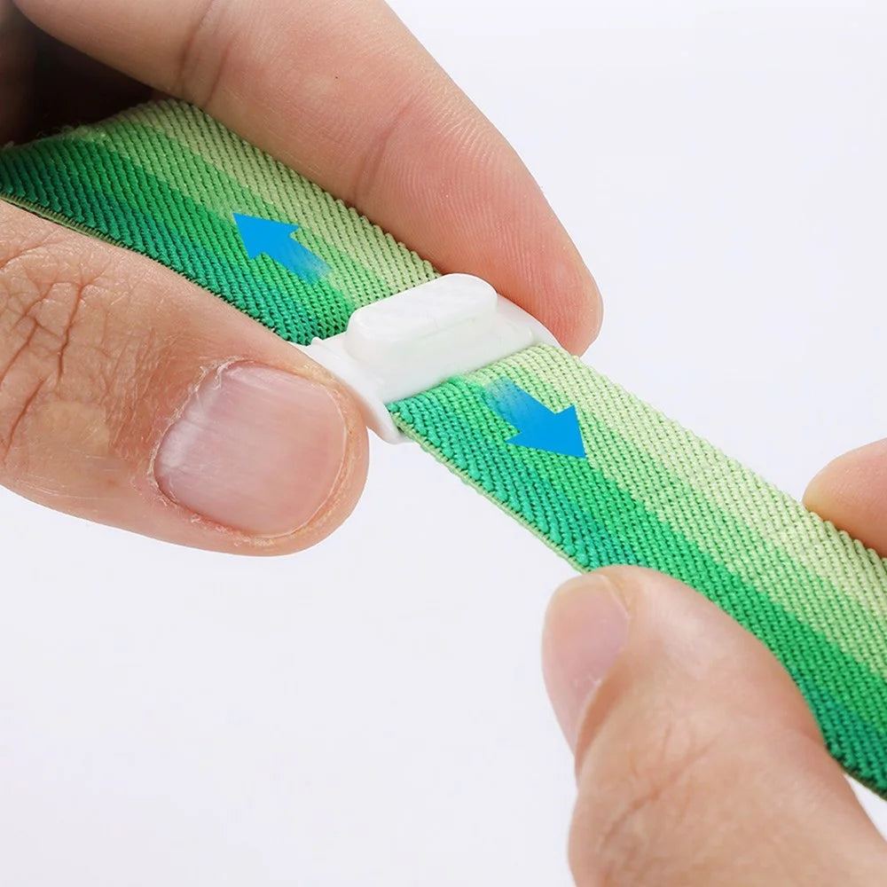 For Apple Watch Ultra 3 2 1 49mm / Series 11 10 46mm / 9 8 7 45mm / SE3 SE2 SE 6 5 4 44mm / 3 2 1 42mm Nylon Watch Strap - Gradient Green - 4