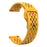 For Garmin vivoactive 5 / Venu 2 Plus Silicone Watch Band 20mm Hollow Adjustable Strap - Dark Yellow - 3