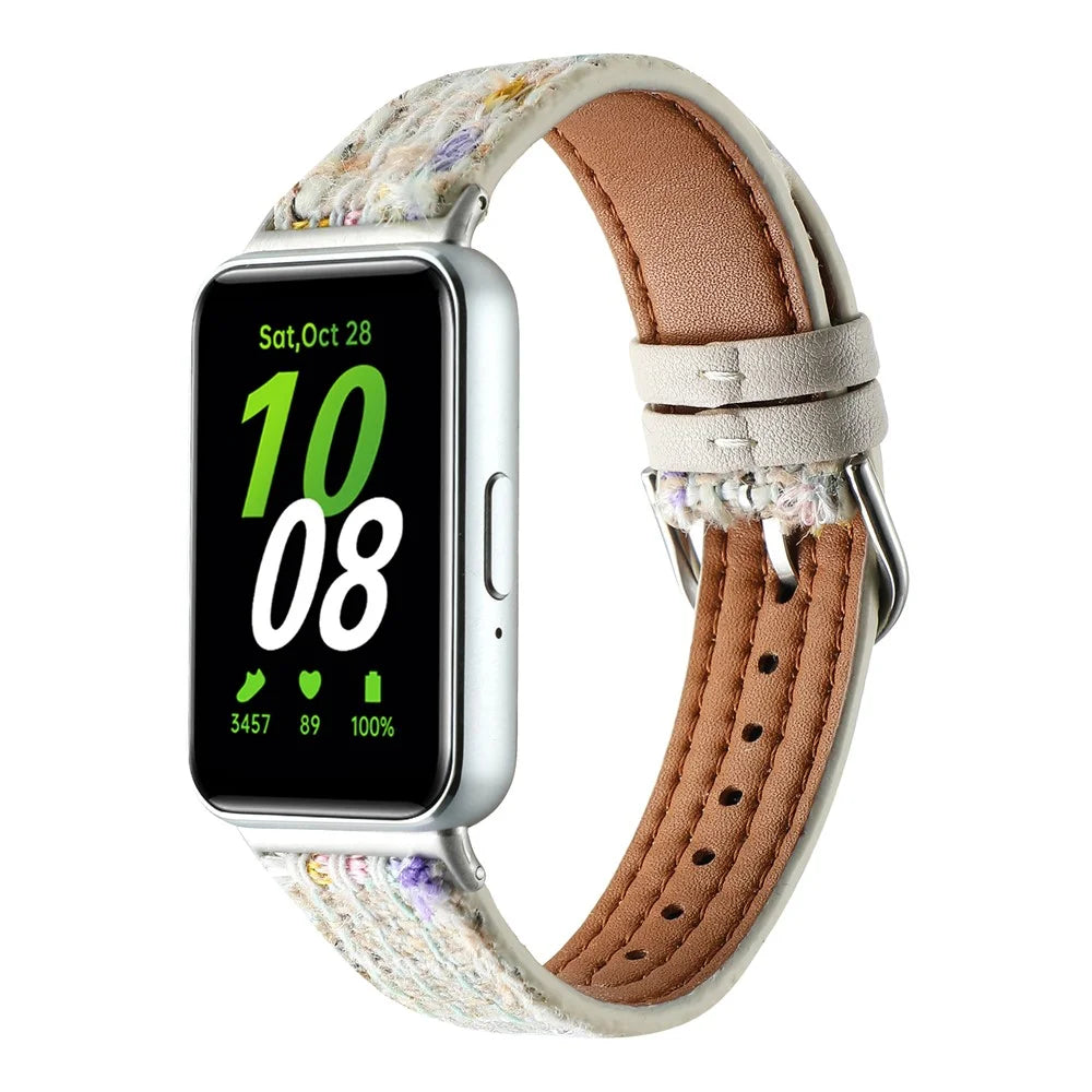 For Samsung Galaxy Fit3 Replacement Strap Woolen Wristband - Starlight - 2
