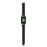 For Samsung Galaxy Fit3 Watch Band Slim Genuine Cow Leather Magnetic Replacement Strap - Black - 3