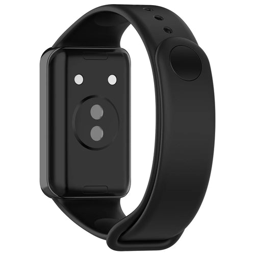 For Honor Band 9 Watch Band Soft TPU Adjustable Wrist Strap - Black - 1