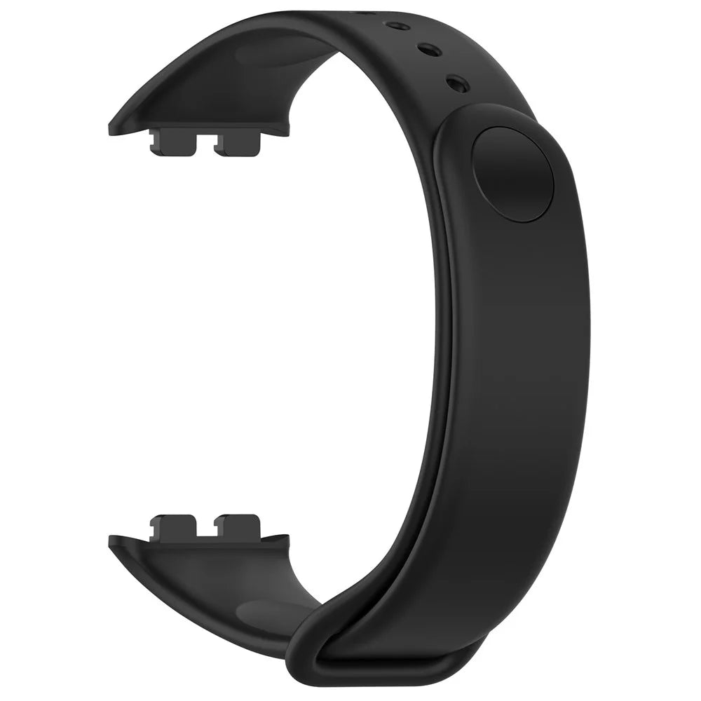 For Honor Band 9 Watch Band Soft TPU Adjustable Wrist Strap - Black - 3