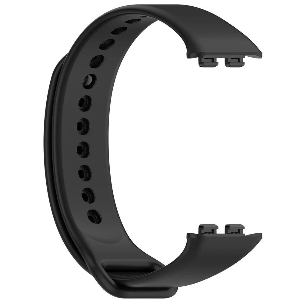 For Honor Band 9 Watch Band Soft TPU Adjustable Wrist Strap - Black - 4