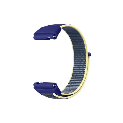 For Xiaomi Redmi Watch 3 Lite / Watch 3 Active Nylon Watch Strap Loop Fastener Replacement Band - Sea Blue - 1