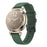 For Garmin Lily Silicone Watch Strap Adjustable Wrist Band Replacement - Midnight Green - 2