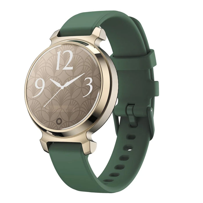 For Garmin Lily Silicone Watch Strap Adjustable Wrist Band Replacement - Midnight Green - 2