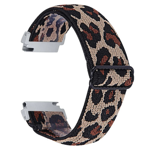 For SyncUP Kids Watch Jacquard Elastic Nylon Strap Adjustable Smartwatch Band - Style A - 1