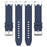 For Huawei / Samsung 22mm Universal Smartwatch Strap Silicone Replacement Band - Navy Blue - 3