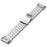 Stainless Steel Strap for Garmin Fenix 7 / 7 Pro 47mm / 6 Quickfit 22mm Three Beads Watch Band - Silver - 2