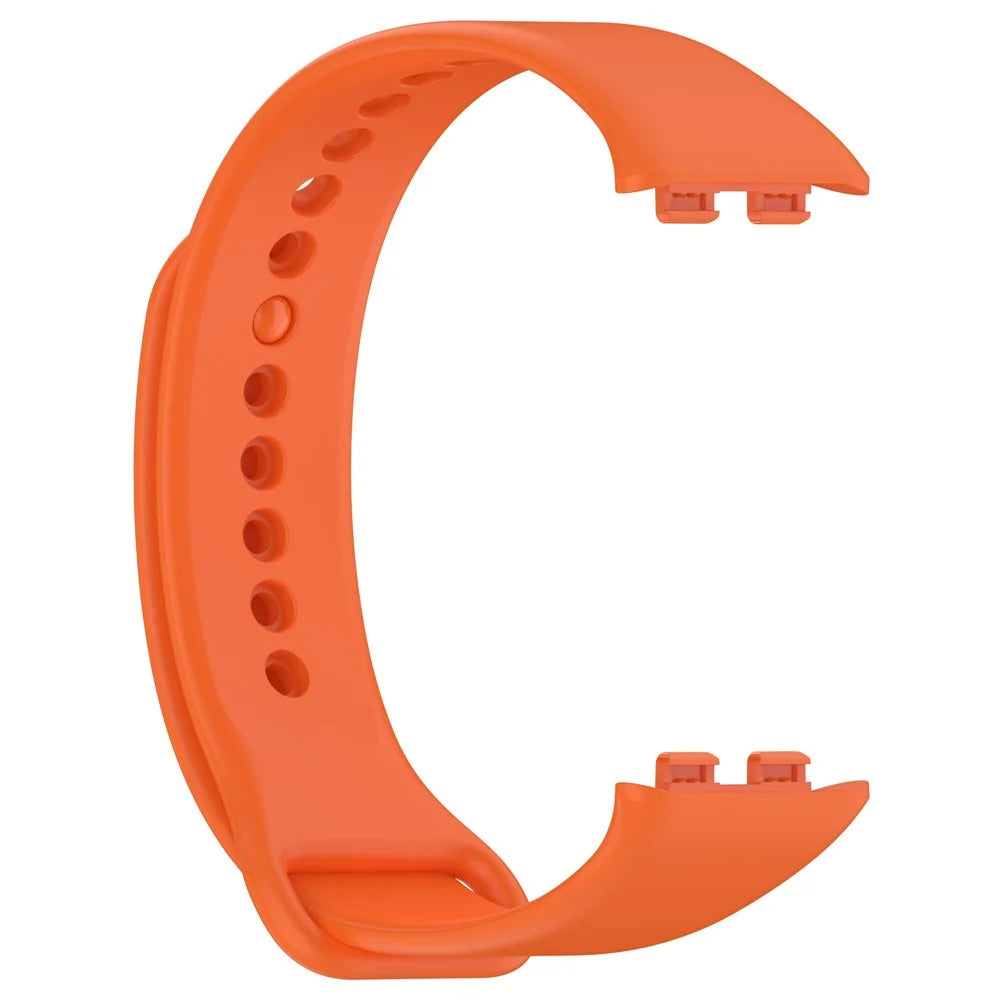 For Honor Band 9 Silicone Watch Strap Replacement Wrist Band - Orange - 4