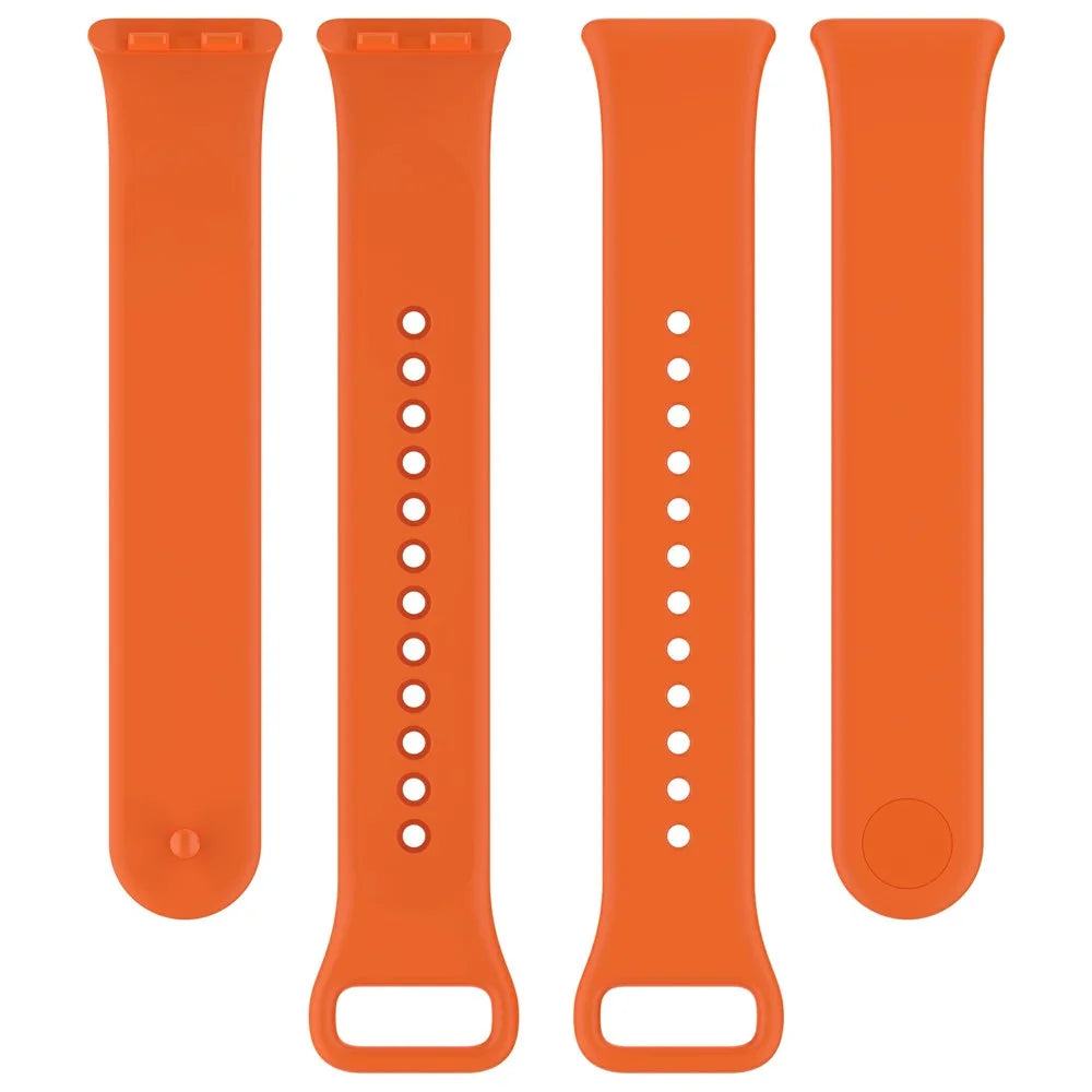 For Honor Band 9 Silicone Watch Strap Replacement Wrist Band - Orange - 5