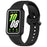 For Samsung Galaxy Fit3 SM-R390 Soft Silicone Wristband Replacement Strap with Case - Black - 1