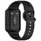 For Samsung Galaxy Fit3 SM-R390 Soft Silicone Wristband Replacement Strap with Case - Black - 2