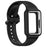 For Samsung Galaxy Fit3 SM-R390 Soft Silicone Wristband Replacement Strap with Case - Black - 4