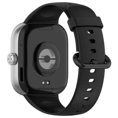 Wrist Band for Xiaomi Smart Band 10 Pro / 9 Pro / 8 Pro / Redmi Watch 6 / 5 / 5 eSIM / 4 Soft Silicone Smartwatch Bracelet Strap - Black - 1