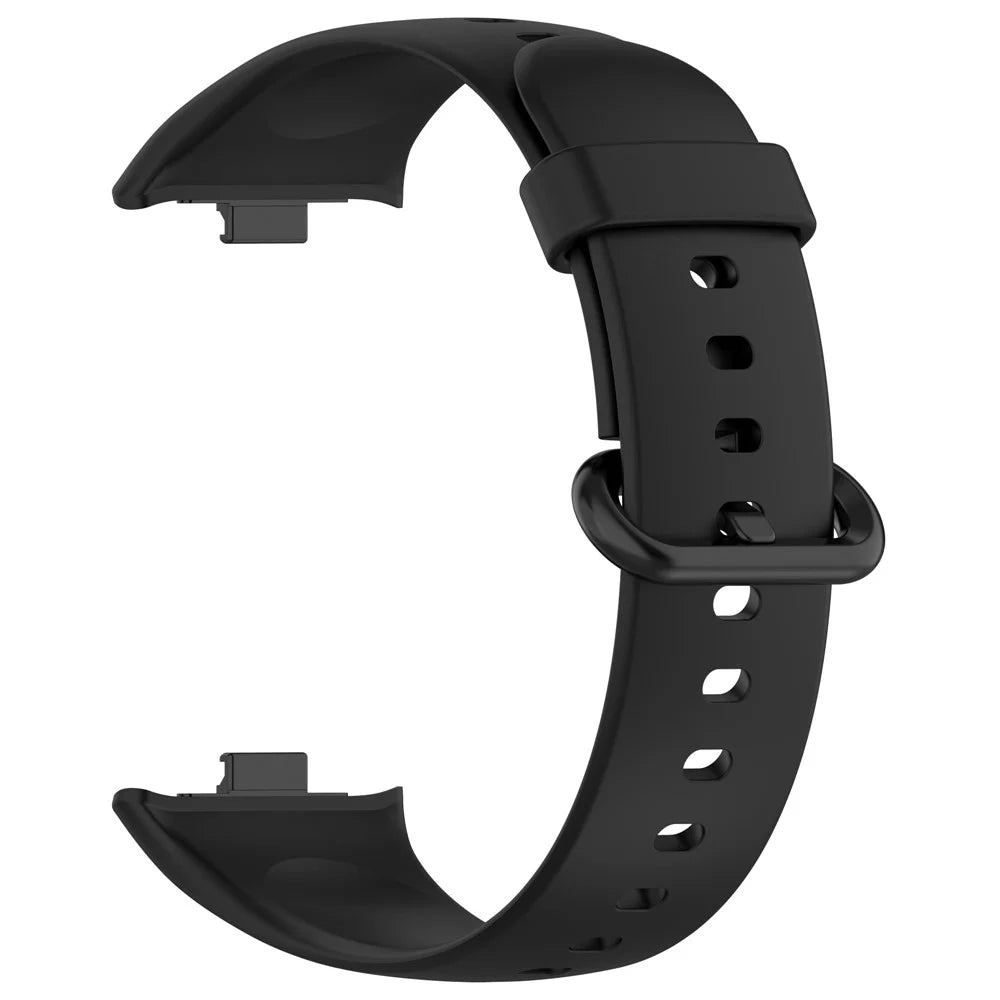 Wrist Band for Xiaomi Smart Band 10 Pro / 9 Pro / 8 Pro / Redmi Watch 6 / 5 / 5 eSIM / 4 Soft Silicone Smartwatch Bracelet Strap - Black - 2