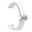 For Garmin Lily 2 Silicone Band Watch Strap with Magnetic Folding Buckle - White with Silver Buckle - 3