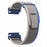 For Garmin Fenix 7 / Fenix 6 GPS / Fenix 5 Trail Loop Strap Nylon Watch Band - Blue / Grey+Blue - 1