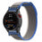 For Garmin Fenix 7 / Fenix 6 GPS / Fenix 5 Trail Loop Strap Nylon Watch Band - Blue / Grey+Blue - 2