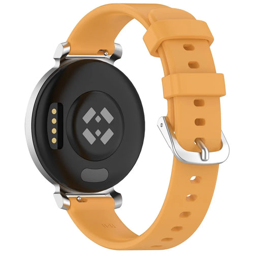 For Garmin Lily 2 Active / Lily 2 Smart Watch Strap Replacement Adjustable Silicone Band - Yellow - 1
