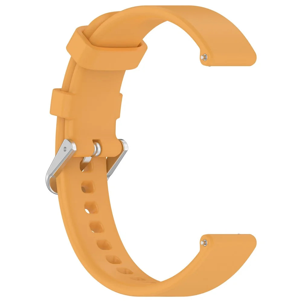 For Garmin Lily 2 Active / Lily 2 Smart Watch Strap Replacement Adjustable Silicone Band - Yellow - 3