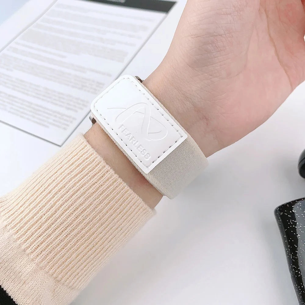 For Apple Watch Ultra 3 2 1 49mm / Series 11 10 46mm / 9 8 7 45mm / SE3 SE2 SE 6 5 4 44mm / 3 2 1 42mm Nylon Watch Band - Starlight - 3