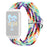 For Honor Band 9 Braided Watch Band Adjustable Nylon Stretchy Sport Replacement Strap - Official Rainbow - 1