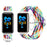 For Honor Band 9 Braided Watch Band Adjustable Nylon Stretchy Sport Replacement Strap - Official Rainbow - 3