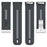 For Huawei Watch D Replacement Wrist Band Adjustable Silicone Watch Strap - Dark Grey - 5
