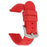 For Huawei Watch GT 4 46mm / 4 Pro / 4 41mm Rubber Watchband 22mm Replacement Strap - Red+Silver - 1