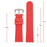For Huawei Watch GT 4 46mm / 4 Pro / 4 41mm Rubber Watchband 22mm Replacement Strap - Red+Silver - 4