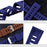 For Huawei Realme Samsung Xiaomi Smart Watch Silicone Strap 22mm Wrist Band Replacement - Blue - 2