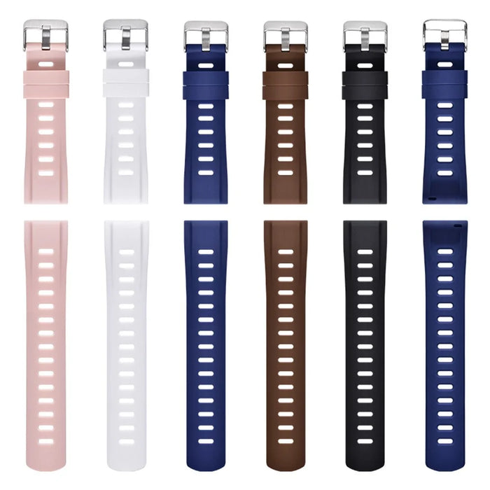 For Huawei Realme Samsung Xiaomi Smart Watch Silicone Strap 22mm Wrist Band Replacement - Blue - 3